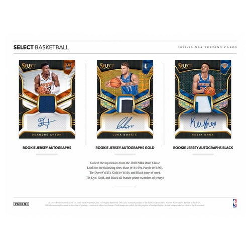 2018_19PaniniSelectBasketballHobbyBoxSalesSheet1