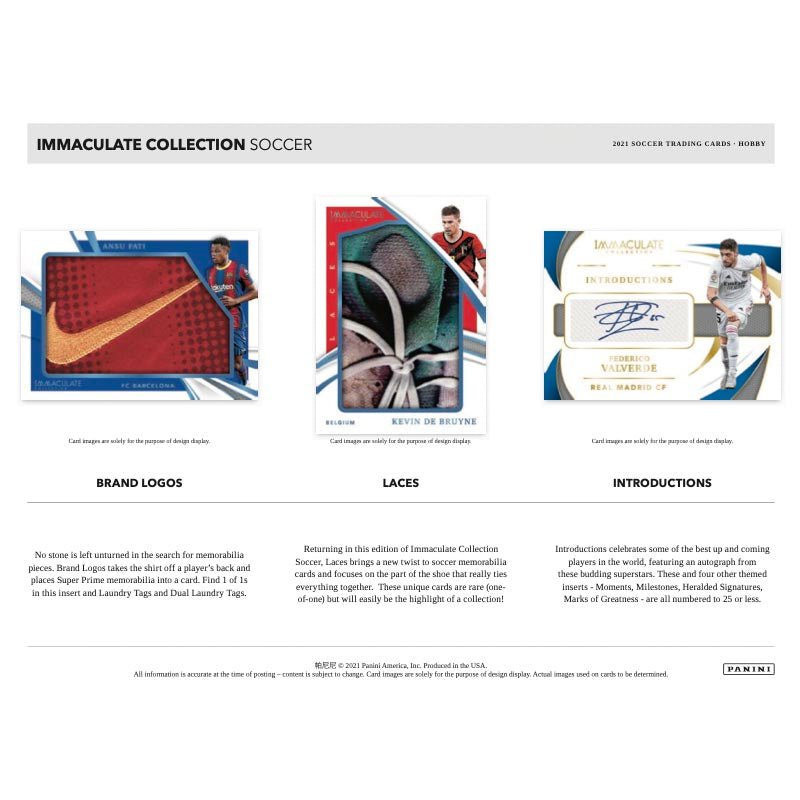 2021PaniniImmaculateSoccerHobbyBoxSalesSheet2