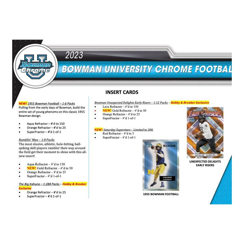 2023BowmanUniversityChromeFootballHobbyBox_3