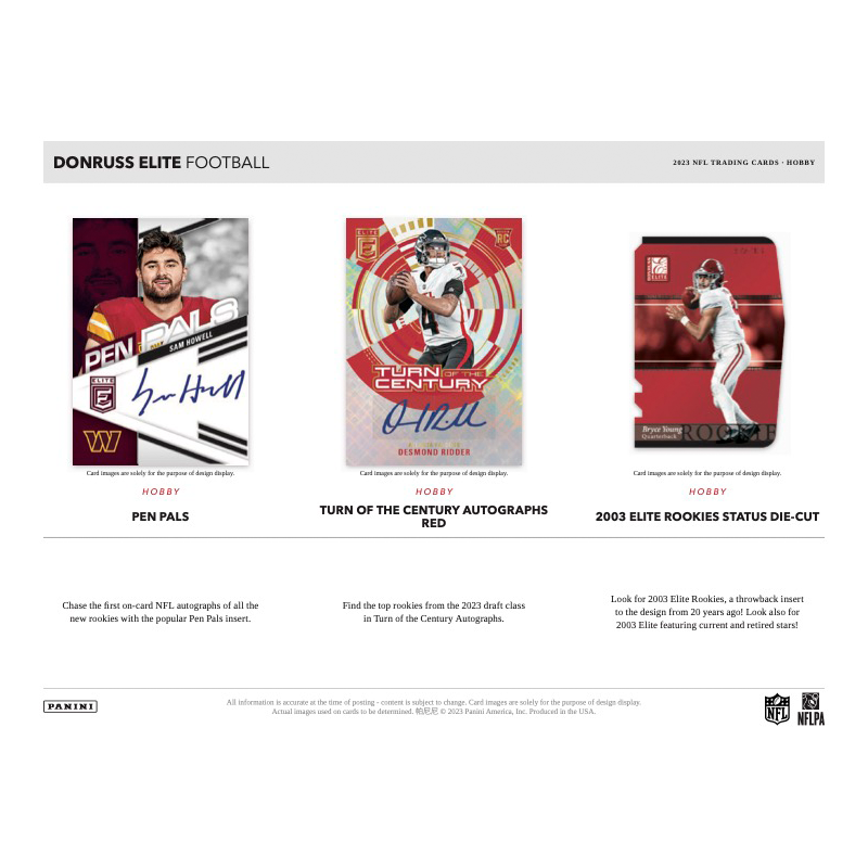2023PaniniDonrussEliteFootballHobbyBox_3