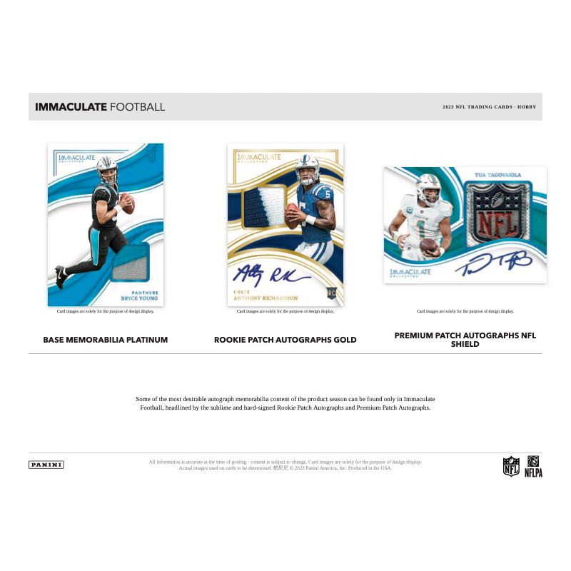 2023PaniniImmaculateFootballHobbyBox_2