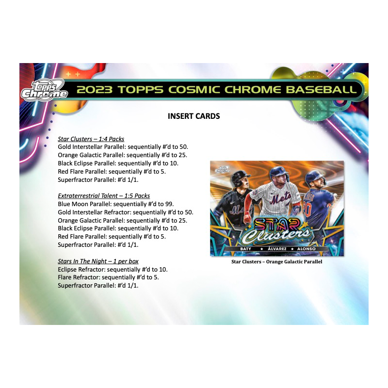 2023ToppsCosmicChromeBaseballHobbyBox_4