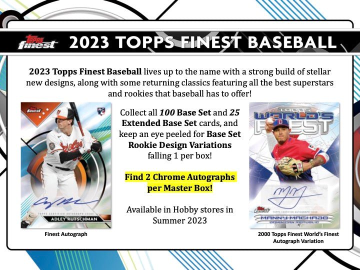 2023ToppsFinestBaseballHobbyBox2