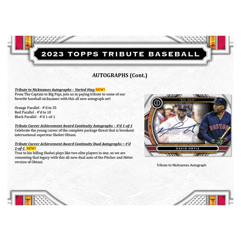 2023ToppsTributeBaseballHobbyBox5